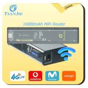 TIANJIE-enrutador WiFi móvil MF310 4G, enrutador con batería extendida