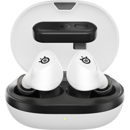 Steelseries Arctis GameBuds™ para Playstation - Auriculares inalámbricos para Juegos - 2,4 GHz + BT5.3 - Modo ANC/Transparencia