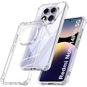 FLLAO Funda para Xiaomi Redmi Note 14 Pro 5G / Xiaomi Poco X7 5G, [Almohadilla de Aire integrada] Antigolpes Antiarañazos