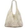 JSTHHTT Bolso De Hombro De Punto Para Mujer, Bolso de Playa de Malla, Grande para Playa, Bolsa de Ganchillo, Bolso Informal