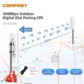 COMFAST CF-E315D 1KM punto a punto Digital de largo alcance al aire li