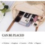 LUI SUI Bolso de Hombro de Paja para Mujer Bolsos de Paja Tejidos a Mano Bolso de Mano con asa Bolsos de Paja de Playa de Verano