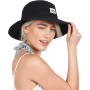 SEFIRST 2 Piezas Gorro Pescador Hombre Mujer, Bucket Hat Algodón Plegable Sombrero de Cubo Verano Sombrero de Pesca Sombrero de