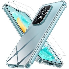 COPIKE Funda Antigolpes para Honor 200 Lite con 2 Piezas Cristal Templado y Protección de Cámara, Carcasa Silicona Suave TPU