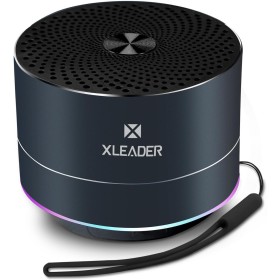 Xleader Actualizar Altavoces Bluetooth Resistente al Agua ip67 Altavoces Inalámbricos Portátiles con luz led RGB, con Radiadores