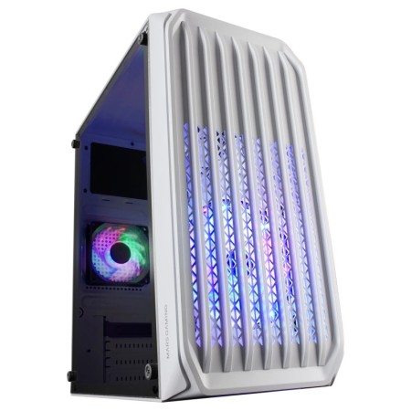 Mars Gaming MC-S2, Caja PC Gaming Compacta Micro-ATX, Rejilla Frontal,