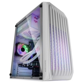 Mars Gaming MC-S2, Caja PC Gaming Compacta Micro-ATX, Rejilla Frontal,