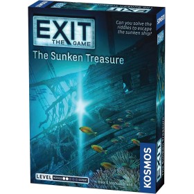 Thames & Kosmos - Exit: The Sunken Treasure - Level: 2/5 - Unique Escape Room Game - 1-4 Players - Puzzle Solving Strategy Board