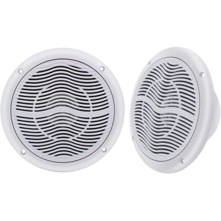 Herdio Altavoces de Techo de 6,5 Pulgadas y 120 vatios, Altavoces Marinos de Sonido estéreo de 2 vías Impermeables para