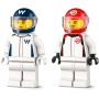 LEGO City Coches de F1 Williams Racing y Haas F1, Set con Coches de Carreras de Fórmula 1 de Juguete, 2 Maquetas de Vehículos y
