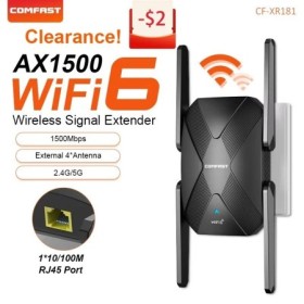 COMFAST 1500Mbps WiFi6 repetidor extensores WIFI enrutador WiFi amplif