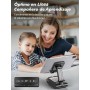 Rolgno Altavoz Bluetooth Inalambrico con Soporte Movil, Antideslizante & Sonido Envolvente HD, Altavoz Bluetooth Portatil &