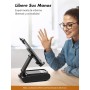 Rolgno Altavoz Bluetooth Inalambrico con Soporte Movil, Antideslizante & Sonido Envolvente HD, Altavoz Bluetooth Portatil &