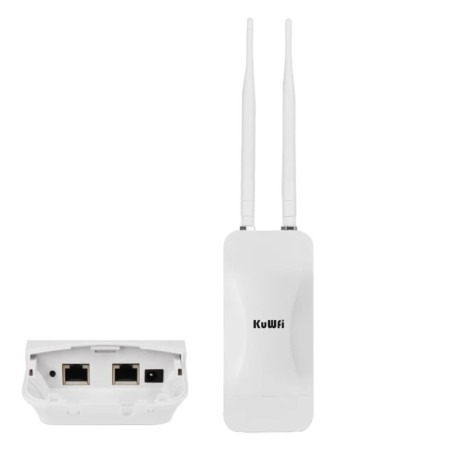 KuWFi-enrutador AP para exteriores, 1200Mbps, punto de acceso inalámbr