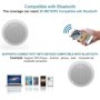Herdio 2 uds 4 pulgadas Kit de altavoces Bluetooth de techo resistente