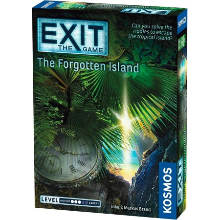 Thames & Kosmos - Exit: The Forgotten Island - Level: 3/5 - Unique Escape Room Game - 1-4 Players - Puzzle Solving Strategy