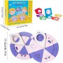Emotion Wheel, Mental Health Emotion Wheel, Color-Coded Feelings Wheel for Emotional Intelligence, Interactive Emotion Learning