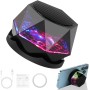 vsshe G300 Altavoz Bluetooth magnético, Altavoz Bluetooth portátil con luz de Color Multicolor RGB, Soporte para teléfono, para