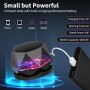 vsshe G300 Altavoz Bluetooth magnético, Altavoz Bluetooth portátil con luz de Color Multicolor RGB, Soporte para teléfono, para