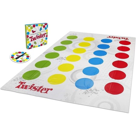 Hasbro Gaming Twister Game for Kids Ages 6 and Up, 4.1 x 26.6 x 26.6 cm