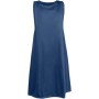 Vestidos Mujer Verano Sin Mangas Cuello Redondo Tirantes Vestido de Playa Largo Elegante Bohemio Floral Dress con Bolsillos