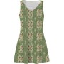 Vestidos Mujer Verano Sin Mangas Cuello Redondo Tirantes Vestido de Playa Largo Elegante Bohemio Floral Dress con Bolsillos