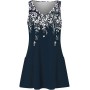 Vestidos Mujer Verano Sin Mangas Cuello Redondo Tirantes Vestido de Playa Largo Elegante Bohemio Floral Dress con Bolsillos
