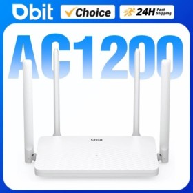 DBIT-enrutador Wifi AC1200 de 2,4 GHz y 5,8 GHz, enrutador inalámbrico