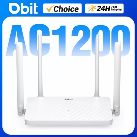 DBIT-enrutador Wifi AC1200 de 2,4 GHz y 5,8 GHz, enrutador inalámbrico