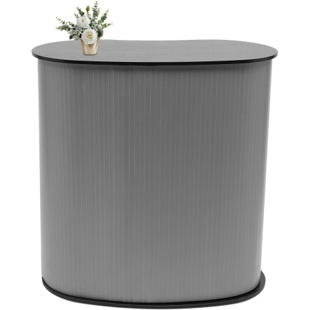 Salmeee Mesa de Recepción Plegable, Mostrador y Soporte de Exposición para Ocasiones Especiales, Recepción de Empresa,