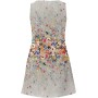Vestidos Mujer Verano Sin Mangas Cuello Redondo Tirantes Vestido de Playa Largo Elegante Bohemio Floral Dress con Bolsillos