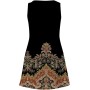 Vestidos Mujer Verano Sin Mangas Cuello Redondo Tirantes Vestido de Playa Largo Elegante Bohemio Floral Dress con Bolsillos