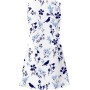 Vestidos Mujer Verano Sin Mangas Cuello Redondo Tirantes Vestido de Playa Largo Elegante Bohemio Floral Dress con Bolsillos