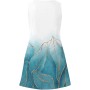 Vestidos Mujer Verano Sin Mangas Cuello Redondo Tirantes Vestido de Playa Largo Elegante Bohemio Floral Dress con Bolsillos