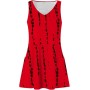 Vestidos Mujer Verano Sin Mangas Cuello Redondo Tirantes Vestido de Playa Largo Elegante Bohemio Floral Dress con Bolsillos