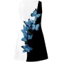 Vestidos Mujer Verano Sin Mangas Cuello Redondo Tirantes Vestido de Playa Largo Elegante Bohemio Floral Dress con Bolsillos
