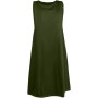 Vestidos Mujer Verano Sin Mangas Cuello Redondo Tirantes Vestido de Playa Largo Elegante Bohemio Floral Dress con Bolsillos
