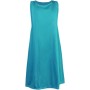 Vestidos Mujer Verano Sin Mangas Cuello Redondo Tirantes Vestido de Playa Largo Elegante Bohemio Floral Dress con Bolsillos