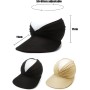 TYXHXTF 2 Pcs Sombrero Playa Mujer, Visera de Protección Solar, Anti UV Gorra Verano, Viseras Vacío Top Ponytail, para Correr