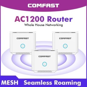 Comfast-enrutador de malla de doble banda AC1200 Gigabit, 11AC enrutad