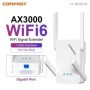 Comfast AX3000 WiFi 6 extensores 3000Mbps 2,4G y 5GHz repetidor inalám