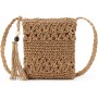 Jywmsc Bolso de Hombro Pequeño de Paja, Bolso de Playa de Verano para Mujer, Bolso de Paja Tejido, Bolsos Cruzados para