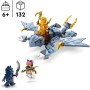 LEGO Ninjago Joven Dragón Riyu de Juguete con 3 Minifiguras de Ninja para el Juego de Roles, Maqueta de Construcción Infantil,