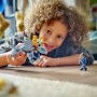 LEGO Ninjago Joven Dragón Riyu de Juguete con 3 Minifiguras de Ninja para el Juego de Roles, Maqueta de Construcción Infantil,