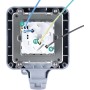 SHYOSUCCE Enchufe de Exterior Doble, Toma de Corriente IP66 con Interruptor, Conector de Cable y Tapa Abatible, Enchufes