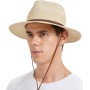 Zylioo S/M/L/XL/XXL Sombrero de Paja, Sombrero para el Sol, Cabeza Grande/pequeña, protección UV, Sombrero de Verano de Paja