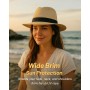 Zylioo S/M/L/XL/XXL Sombrero de Paja, Sombrero para el Sol, Cabeza Grande/pequeña, protección UV, Sombrero de Verano de Paja