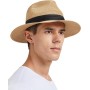 Zylioo S/M/L/XL/XXL Sombrero de Paja, Sombrero para el Sol, Cabeza Grande/pequeña, protección UV, Sombrero de Verano de Paja