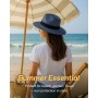 Zylioo S/M/L/XL/XXL Sombrero de Paja, Sombrero para el Sol, Cabeza Grande/pequeña, protección UV, Sombrero de Verano de Paja