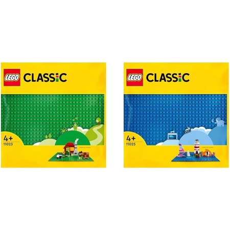 LEGO Classic Base Verde de 32x32 Tacos, Placa Tablero de Construcción y Expansión, Juguete de Construcción para Niños y Niñas de